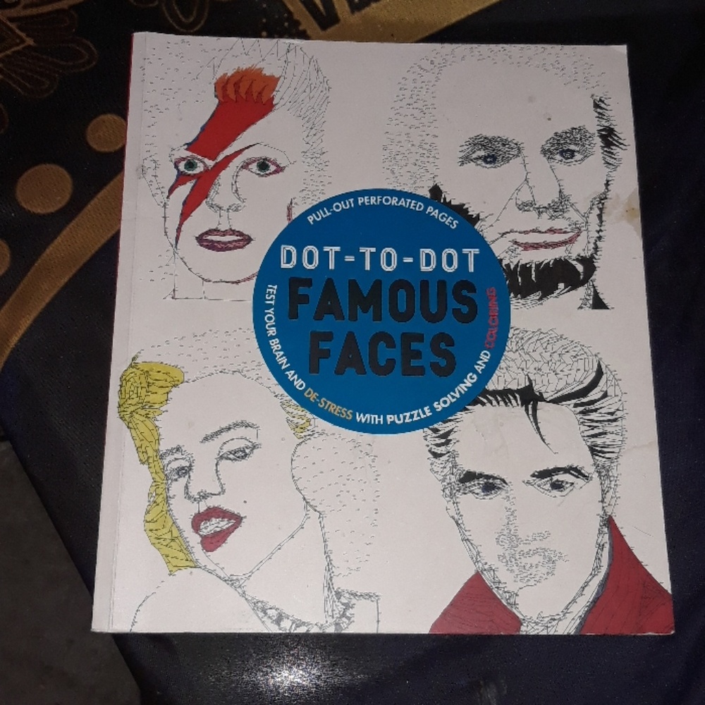 DOT TO DOT FAMOUS FACES LIMITED EDITION ACTIVITY